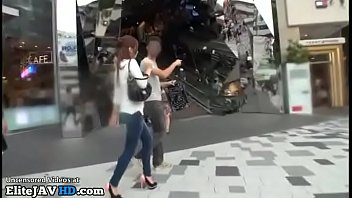 Japanese Beauty Convinces Guy To Fuck In Hotel