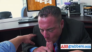 Nasty Hunk Sucked By Muscled Bear Before Hardcore Threesome