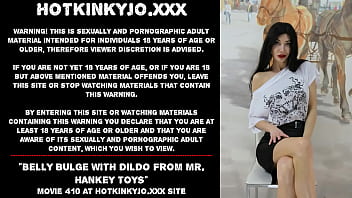 Belly Bulge With Dildo From Mr. Hankey Toys Hotkinkyjo