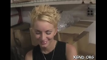 Engaging Blonde Christen Banged Well