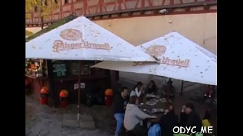 Cute Brunette Babe Helen Delighting Dude With Fellatio