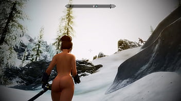 [skyrim Mod] Sexy Battle With Dragon Returns