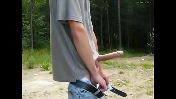 Wanking Hot Dick Outdoor