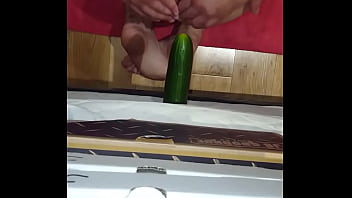 Me Backing Up On A Cucumber !