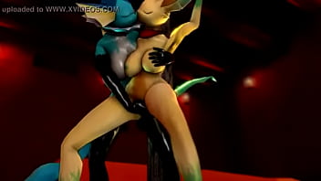 Vaporeon Makes Leafeon Her Bitch