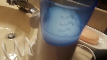 21yr Old Pumps Over A Pint Of Cum Into Bladder