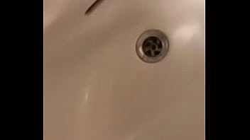 Big Young Cock Shooting Cumshot Down The Sink