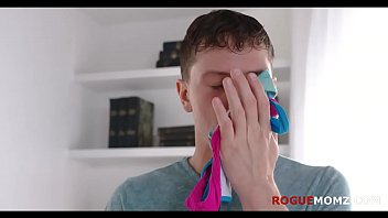 Pervert Stepbrother Sniffs Stepsister' Lacy Panty