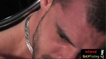 Bdsm Submissive Anally Fisted By Master