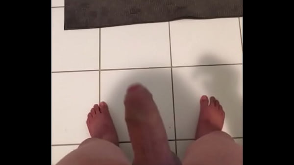Jerking Off My Big Cock After Shower