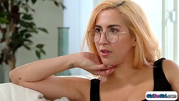 Blonde Rides With Pussy On Gfs Huge Tits