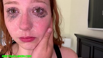 Redhead Teen Arietta Adams Sloppy Face Fuck _ Cum In Mouth