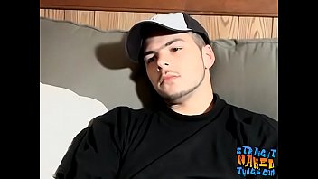 Jock Thug Masturbates His Dick Before Cumming In His Mouth