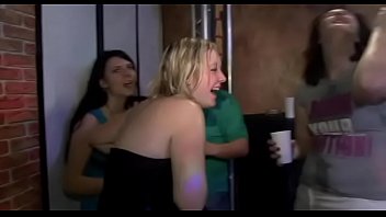 Blonde Gals Lips Print On Ass