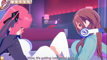 Hentai, Yuri, Miku-nakano, 5toubun-no-hanayome - Toons - 2025 - Wild - Session - Video 3358604