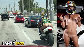 Bangbros - Big Booty Latin Babe Sophia Steele Rides A Motorcycle _ A Cock