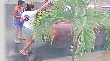 Mi Vecina Pendeja En Short Esta Increible