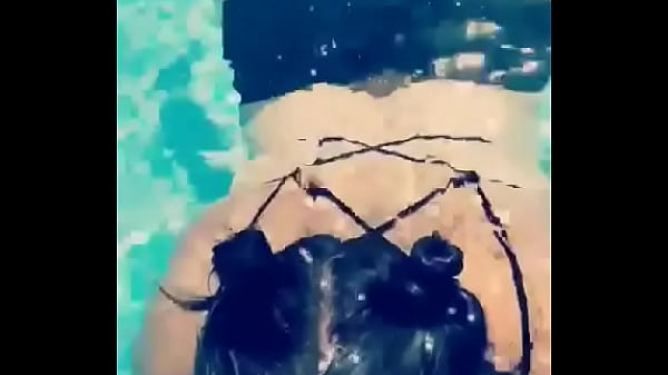 Amateur Hotwife Swimming Pool
