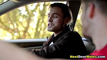 Lucky Gay Jock Picks Up A Hot Hitchhiker And Fucks Him