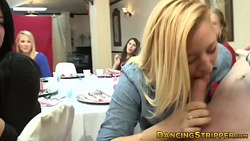 Girls Sucking Cock And Making It Cum At A Bachelorette Party