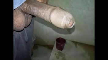 Young Indian Boy Masturbation Cum After Pissing In Toilet