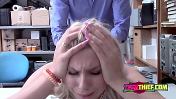 Sexy Blonde Thug Fingered And Fucked By Hunky Investigator