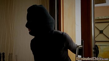 Euro Burglar Caught And Dominated