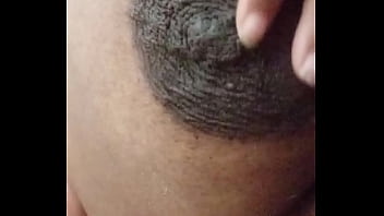 Ebony Mom Groping Big Tits