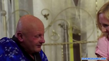 Blonde Babe Loves To Fuck With An Older Dick