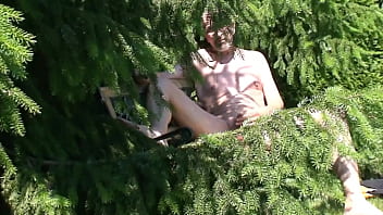 Wichsen Auf Der Gartenbank 1