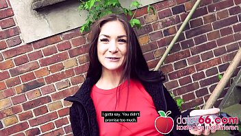 Pov Pickups ► German Brunette Fucked In Car (public) ◄ Lullu Gun