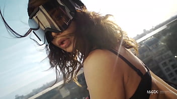 Hot Girl With Ski Mask