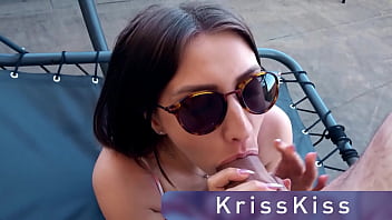 Teen Sucking Big Dick And Cum In Mouth - Outdoor Blowjob