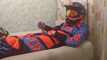 Gay Motocross Biker Play