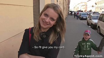 Tricky Agent - A Blue-eyed Chick Alena, Shy But Interested!