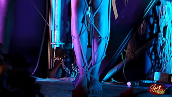 Bondage Show On The Stage For Yukikon And Ama Monica