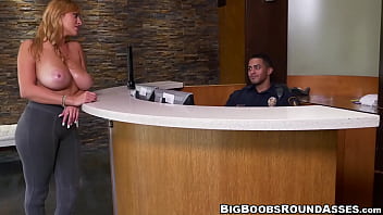 Lovely Milf With Some Big Ol_ Titties Fucks A Cop In Office