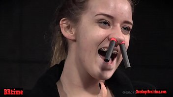 Smalltits Submissive Toyed With Sybian