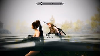 [skyrim Mod] Sexy Swimming At Lake Honrich