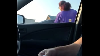 Stroking In Public Into Diana' Sock