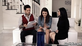 Get Ready For An Epic Threesome Fuck Fest With Hot Babe Adria Rae And Joanna Angel As They Shared With A Huge Cock And Got Pounded On A Couch.