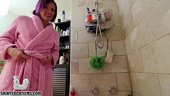 Stepson Guilt Trips Stepmom Into Sponge Bath - Jane Cane
