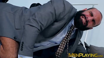 Classy Hunk Gives A Sloppy Blowjob And Has His Ass Drilled