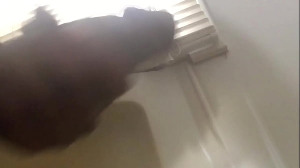 Super Hard Black Cock Shower Jerk Off
