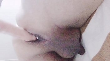 Mexican Tranny Pleasuring Her Asshole With A Nice Dildo