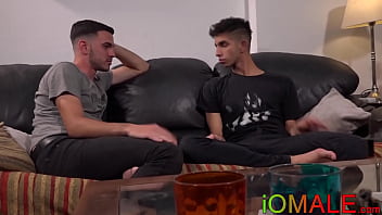 Twink Gay Bottom Spits Cum From Bareback Pleasure