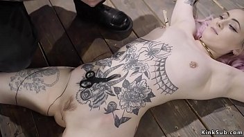 Alt Pale Slave Ass Whipped In Dungeon