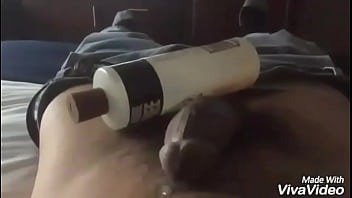 Masturbating With A Shampoo Bottle