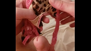 Jacking Off In Little Panties While Wearing My Exes Flats.