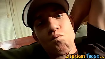 Adorable Amateur Straightie Jacks Off His Cock Solo And Cums